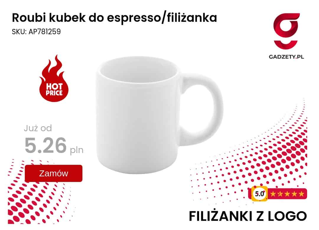 Roubi kubek do espresso/filiżanka Roubi kubek do espresso filiżanka