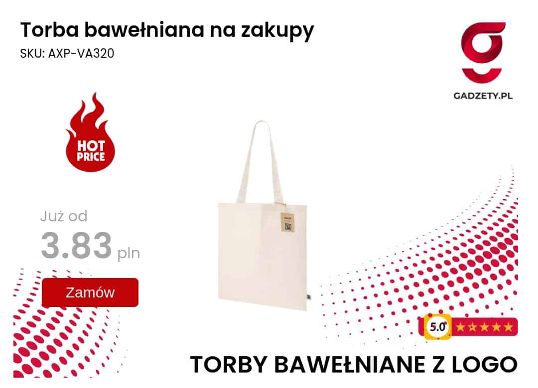 Torba bawełniana na zakupy Torba bawełniana na zakupy