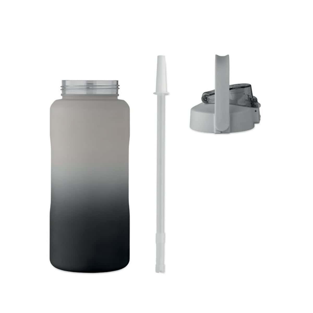 Butelka na płyn do czyszczenia z dozownikiem i słomką, akcesoria do sprzątania, gadżety promocyjne, personalizacja. Butelka na wodę RPET 2000ml ACTIVATE MAX