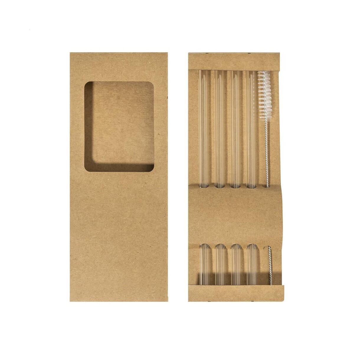 Gadżety do prezentacji i przechowywania Przezroczysta obudowa na gadżety i akcesoria w ekologicznej oprawie z kartonu.