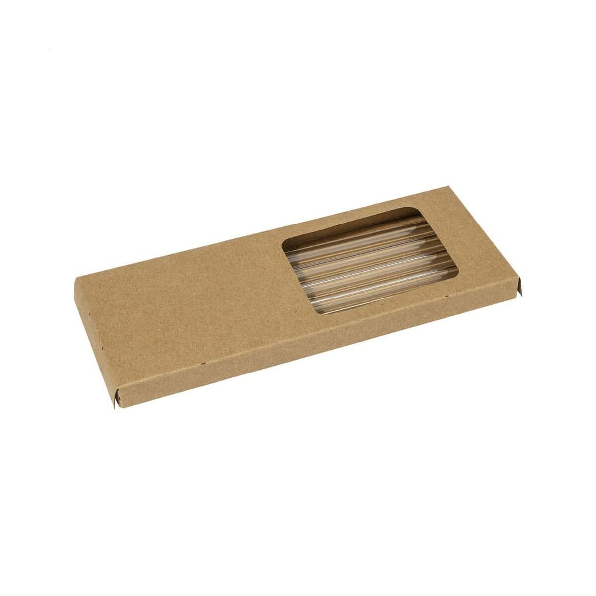 Gadżety promocyjne – zestaw słomek w pudełku Słomki papierowe w ekologicznym opakowaniu, idealne do napojów na imprezach i wydarzeniach firmowych.