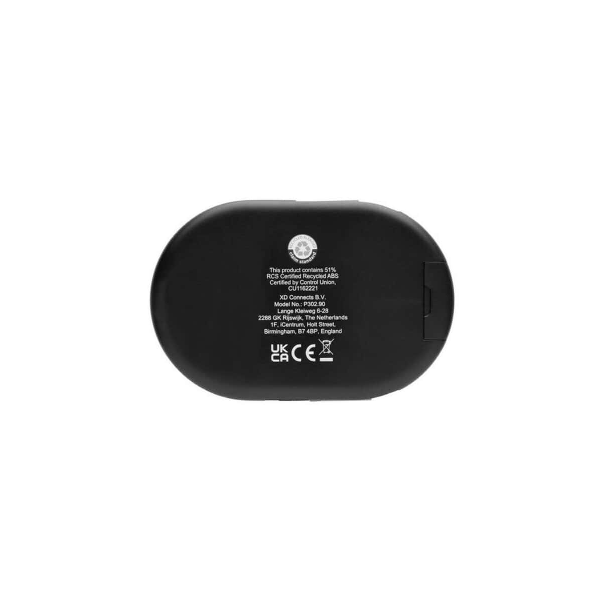 Przenośny głośnik Bluetooth z logo firmy Przenośny głośnik Bluetooth z logo firmy, idealny na prezent i do promocji marki. Kompaktowy, łatwy.