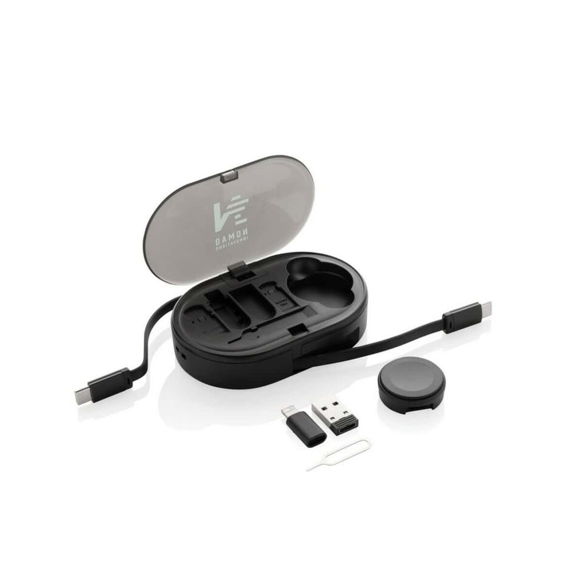 Gadżet do słuchawek i akcesoriów Akcesoria do słuchawek i USB w etui.