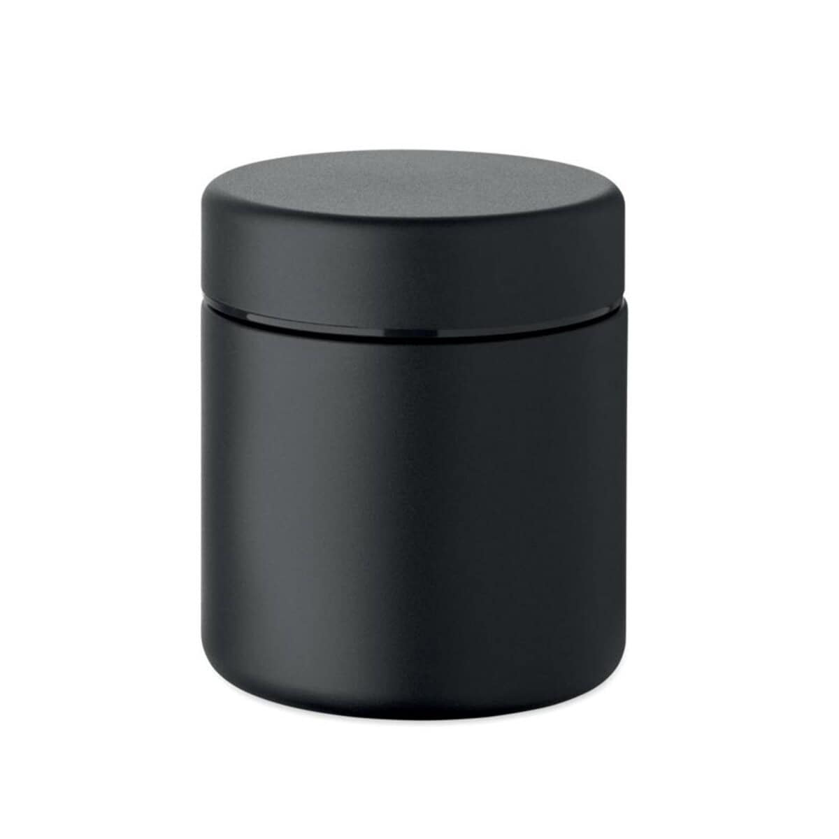 Czarny gadżet na prezent lub do użytku codziennego, elegancki i minimalistyczny design.