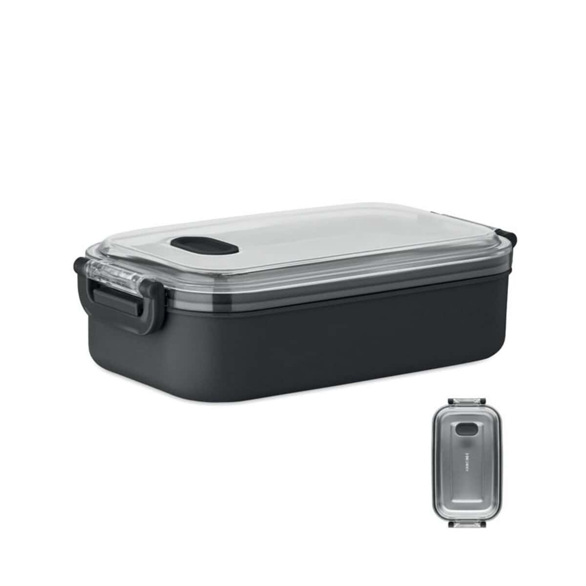 Przenośny pojemnik na jedzenie z hermetyczną pokrywką, idealny do przechowywania i transportu posiłk.