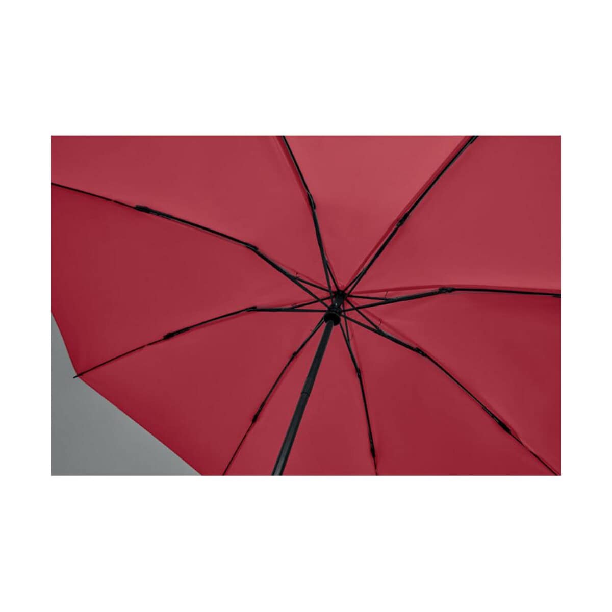 Gadżety – Parasol reklamowy Parasol reklamowy w kolorze czerwonym, idealny na promocję i wydarzenia plenerowe.