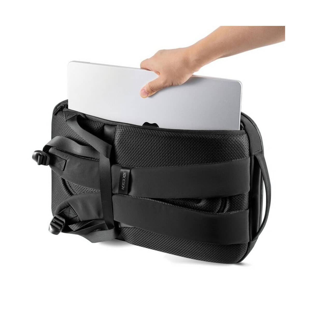 Torba na laptopa z kieszeniami na gadżety i akcesoria Torba na laptopa z wieloma kieszeniami na gadżety i akcesoria.