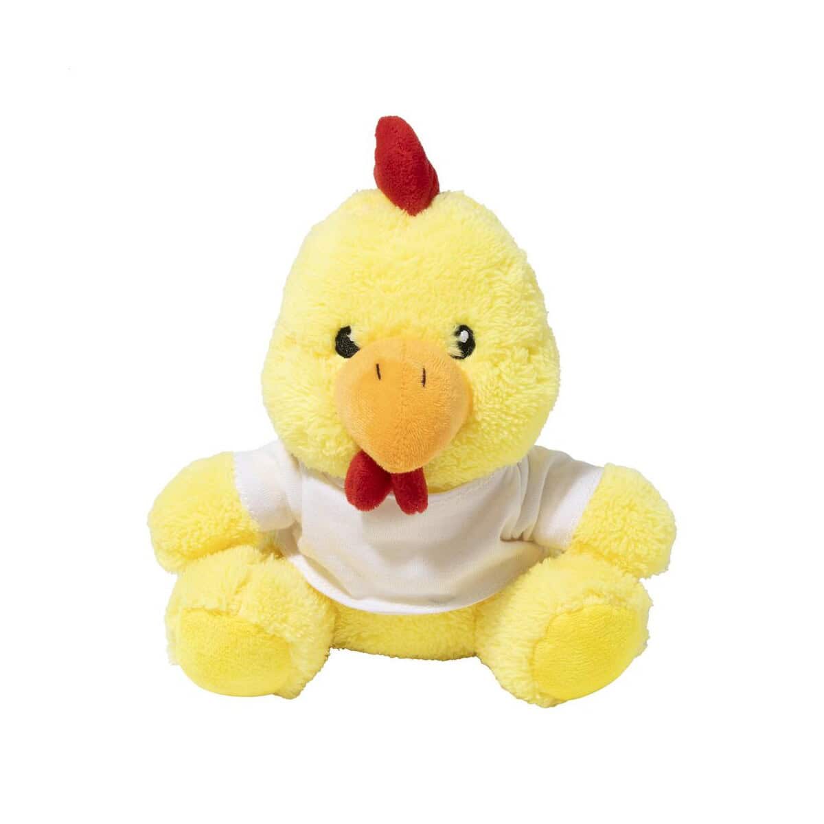 Pluszowa maskotka kurczaka, idealna na prezent dla dzieci i fanów zwierząt.