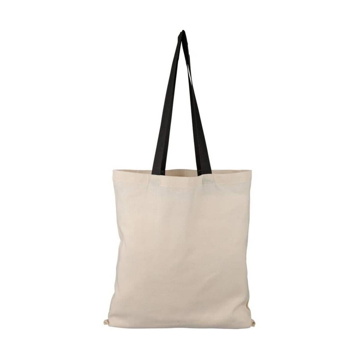 Torba bawełniana z czarnymi uchwytami Torba bawełniana na zakupy z czarnymi uchwytami.