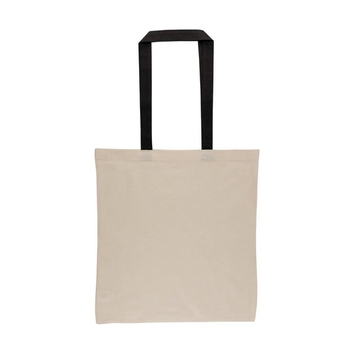 Torba bawełniana z czarnym uchwytem Torba bawełniana z czarnym uchwytem do promowania marki.