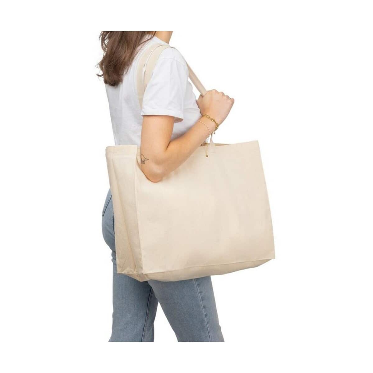 Torba na zakupy z nadrukiem ekologiczna bawełniana Torba na zakupy ekologiczna z naturalnej bawełny, idealna do codziennego użytku.