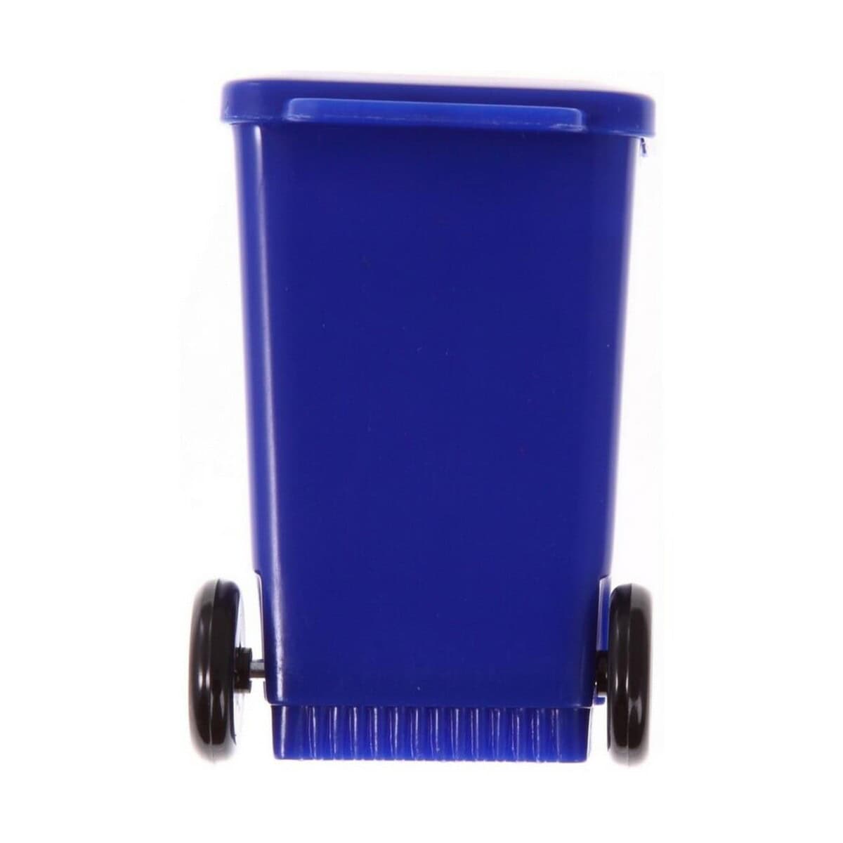 Kosz na śmieci z kółkami Kosz na śmieci z kółkami, idealny do użytku domowego i biurowego, w kolorze niebieskim.