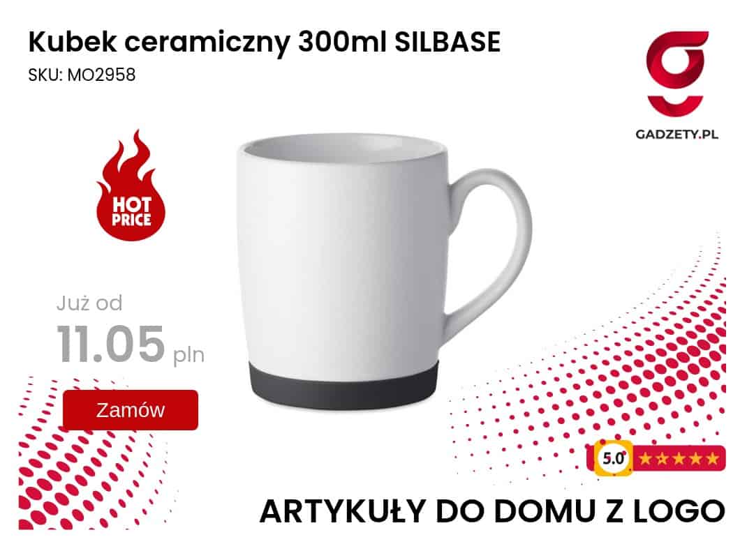 Kubek ceramiczny 300ml SILBASE Kubek ceramiczny SILBASE 300 ml