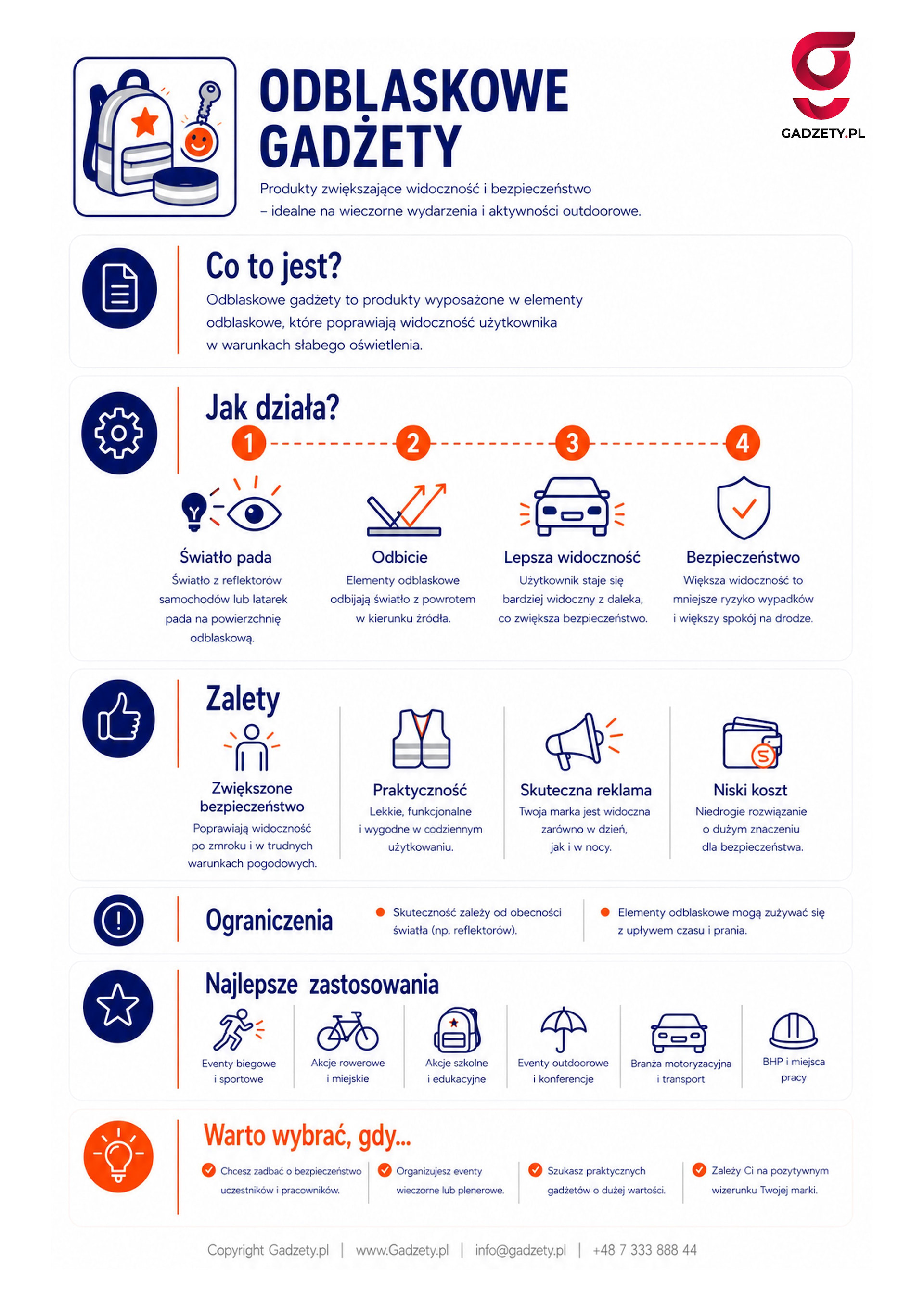 Co to są odblaskowe gadżety?