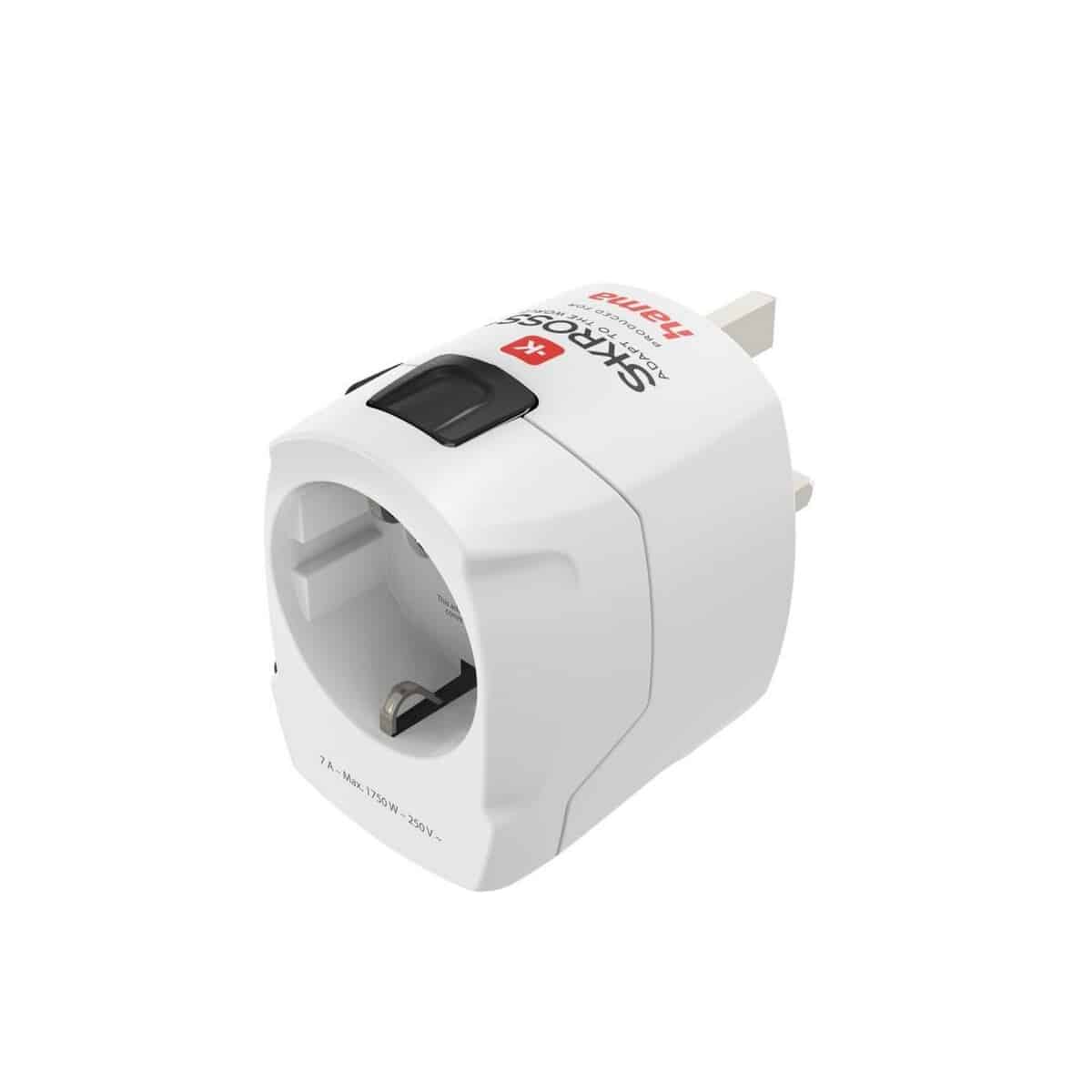 Adaptery podróżne z logo – adapter podróżny skross for hama pro VH050-02_AAA01 Adapter podróżny Skross for Hama Pro VH050-02_AAA01