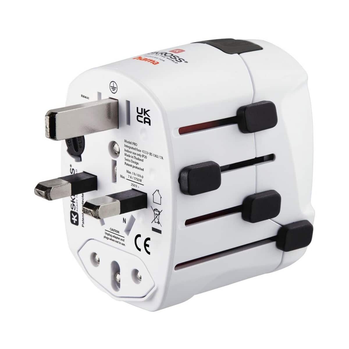 Adaptery podróżne z logo – adapter podróżny skross for hama pro VH050-02_AAA04 Adapter podróżny Skross for Hama Pro VH050-02_AAA04