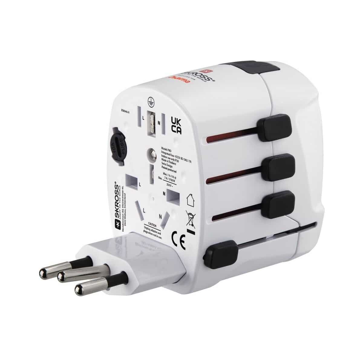 Adaptery podróżne z logo – adapter podróżny skross for hama pro VH050-02_AAA07 Adapter podróżny Skross for Hama Pro VH050-02_AAA07