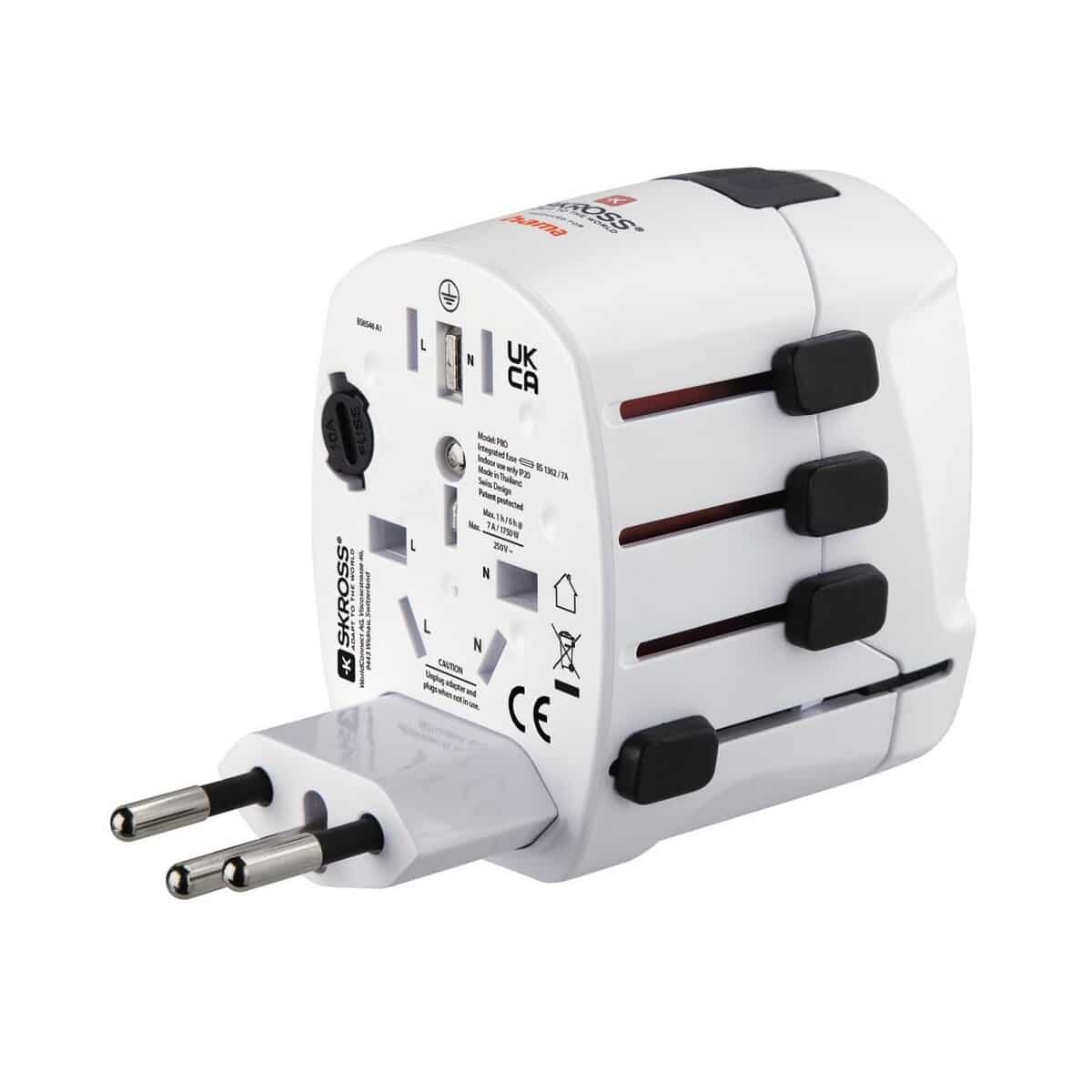 Adaptery podróżne z logo – adapter podróżny skross for hama pro VH050-02_AAA08 Adapter podróżny Skross for Hama Pro VH050-02_AAA08