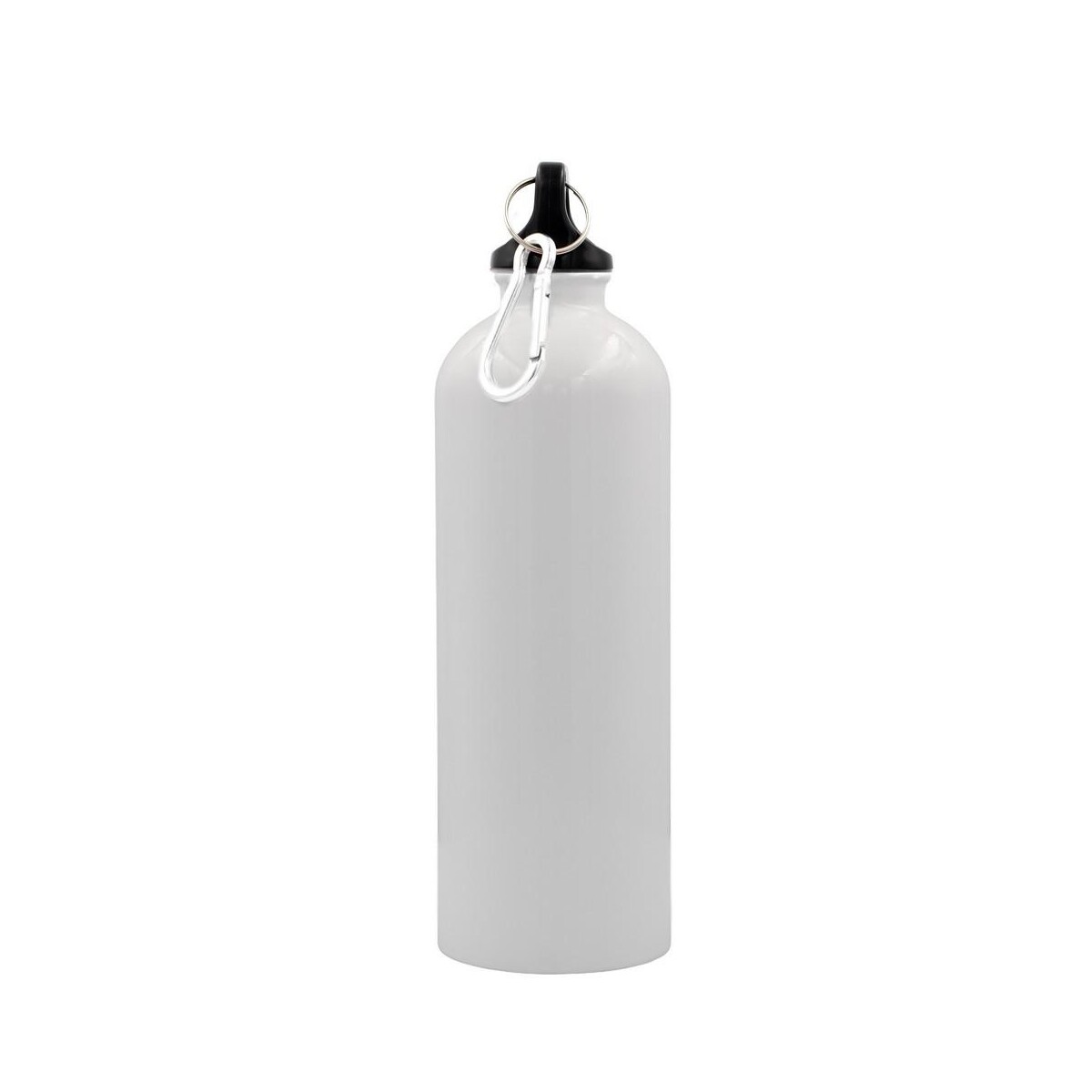 Butelki z logo – butelka sportowa 750 ml z karabińczykiem | laveriano VA918-02_ISD01 Butelka sportowa 750 ml z karabińczykiem | Laveriano VA918-02_ISD01