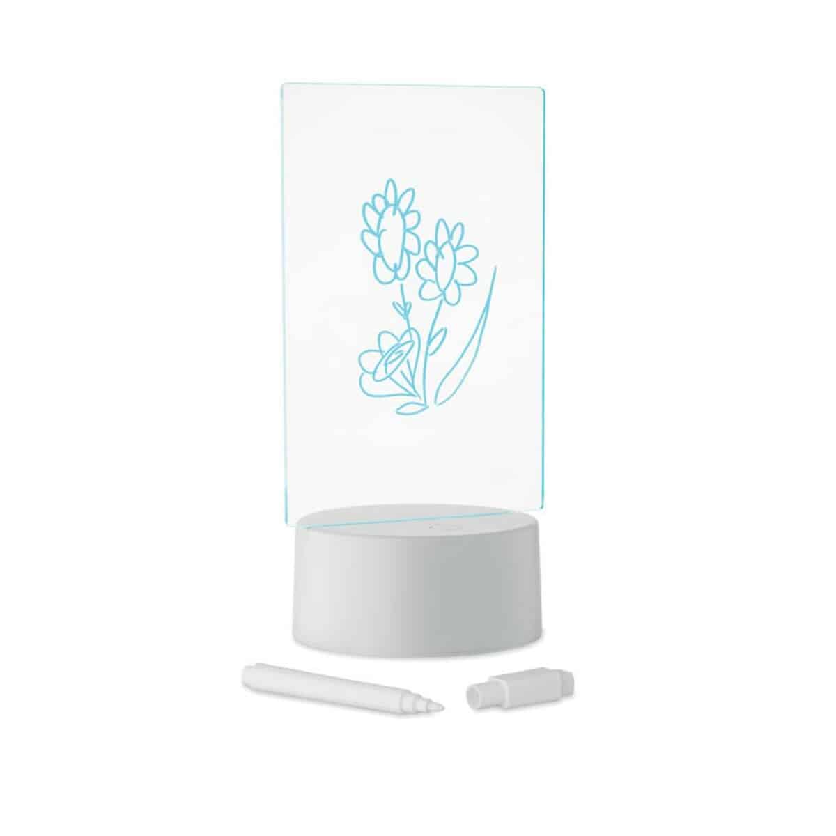 Gadżety na biurko z logo – podświetlana tablica led ledmemo mo2919-06-open Podświetlana tablica LED LEDMEMO mo2919-06-open
