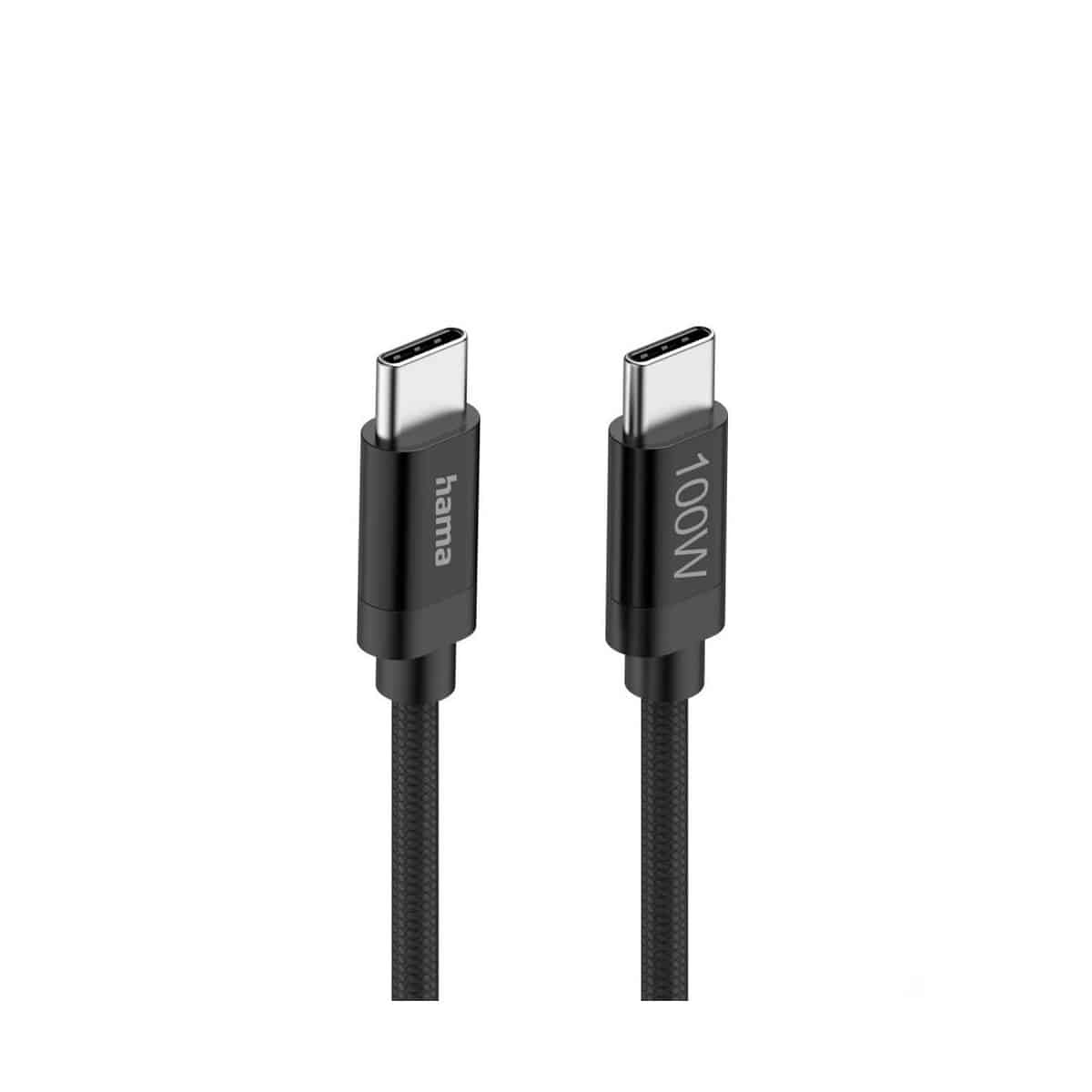 Kable usb z logo – kabel do ładowania hama 100w VH018-03_IDE01 Kabel do ładowania Hama 100W VH018-03_IDE01