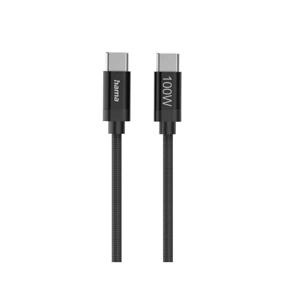 Kable usb z logo – kabel do ładowania hama 100w VH018-03_IDE03 Kabel do ładowania Hama 100W VH018-03_IDE03