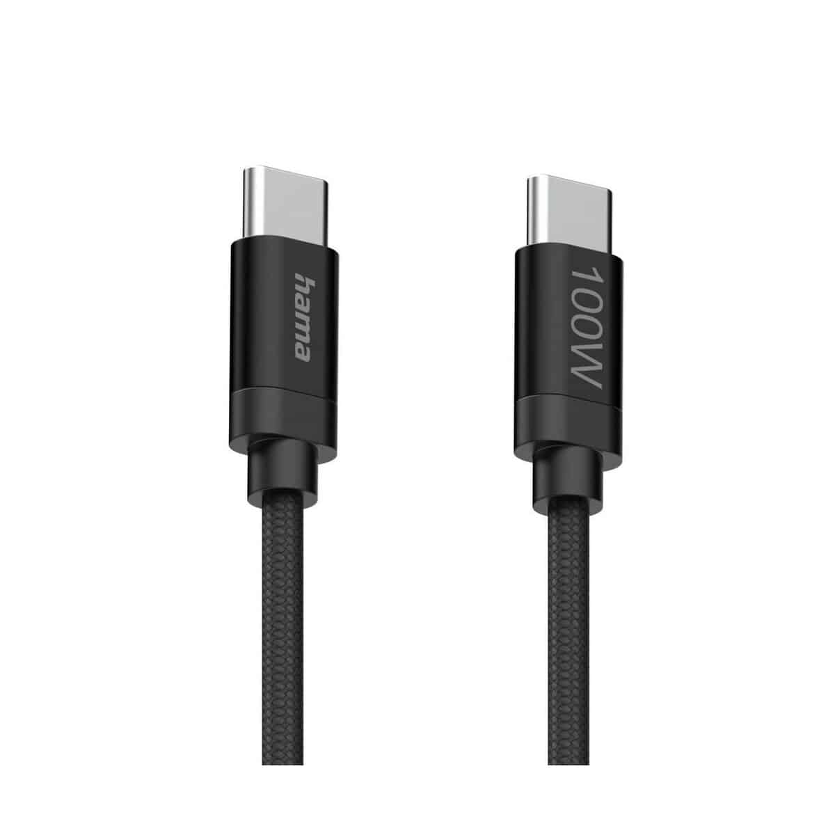 Kable usb z logo – kabel do ładowania hama 100w VH018-03_IDE04 Kabel do ładowania Hama 100W VH018-03_IDE04