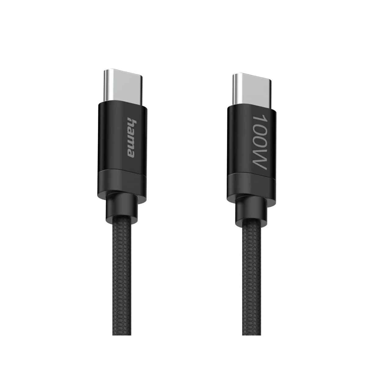 Kable usb z logo – kabel do ładowania hama 100w VH018-03_IDE08 Kabel do ładowania Hama 100W VH018-03_IDE08