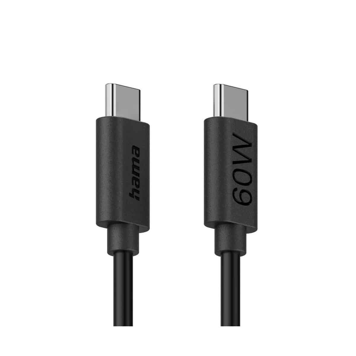 Kable usb z logo – kabel do ładowania hama 60w VH017-03_IDE02 Kabel do ładowania Hama 60W VH017-03_IDE02