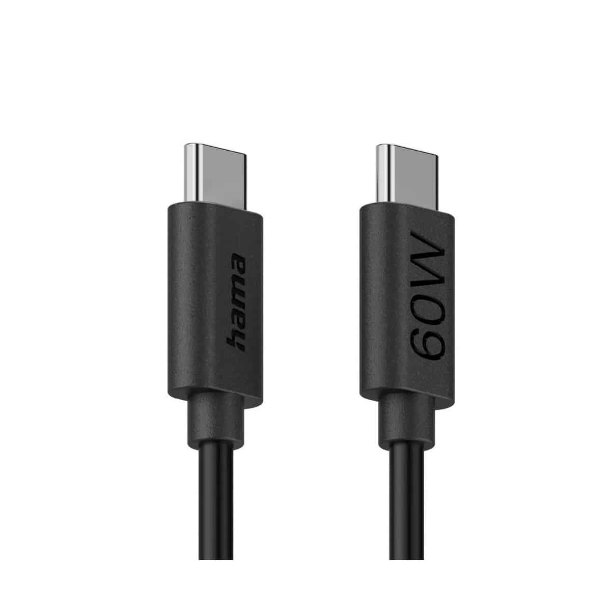 Kable usb z logo – kabel do ładowania hama 60w VH017-03_IDE05 Kabel do ładowania Hama 60W VH017-03_IDE05