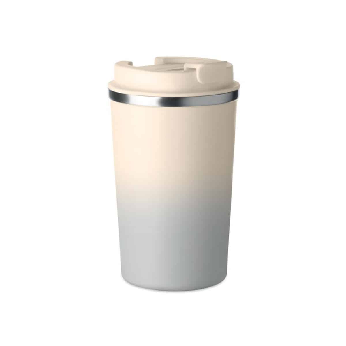 Kubki z logo – kubek dwuścienny 350 ml brace+ mo2885-07 Kubek dwuścienny 350 ml BRACE+ mo2885-07
