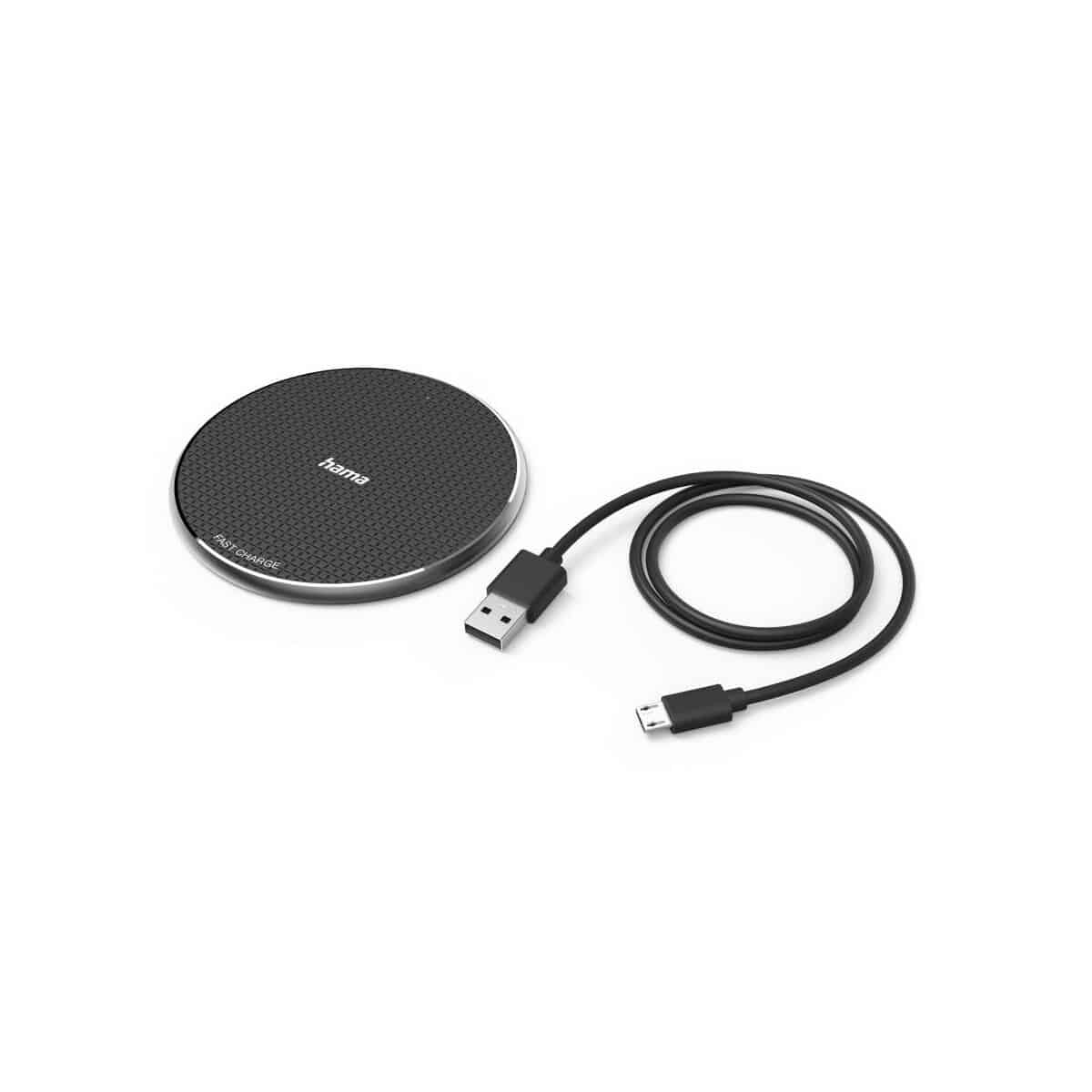 Ładowarki z logo – ładowarka bezprzewodowa 10w hama VH035-03_AAA01 Ładowarka bezprzewodowa 10W Hama VH035-03_AAA01