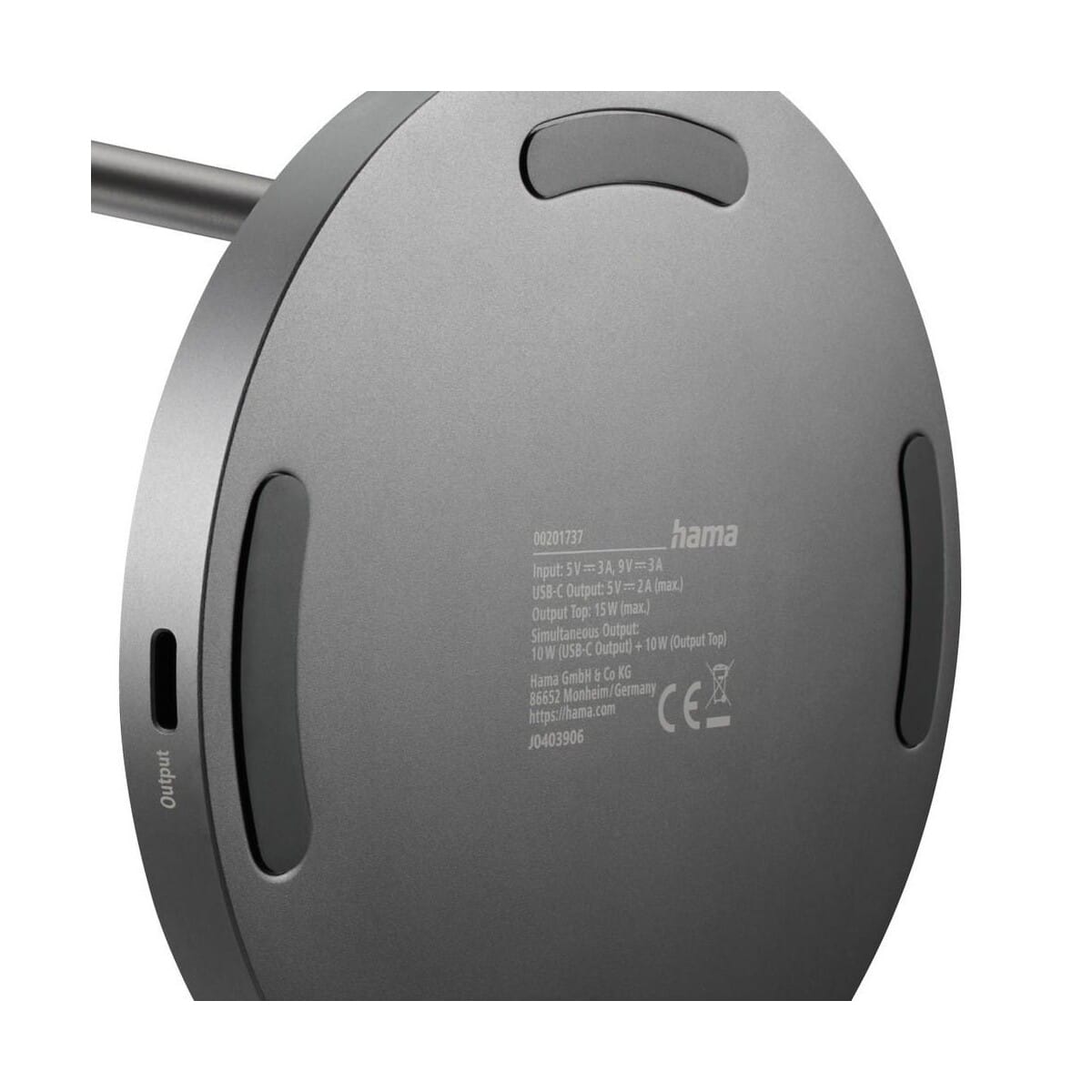 Ładowarki z logo – magnetyczna ładowarka bezprzewodowa 15w hama VH036-03_IDE02 Magnetyczna ładowarka bezprzewodowa 15W Hama VH036-03_IDE02