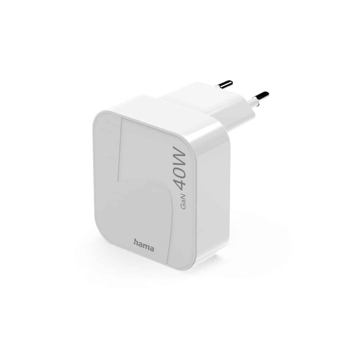 Ładowarki z logo – składana ładowarka ścienna 40w hama VH021-02_AAA05 Składana ładowarka ścienna 40W Hama VH021-02_AAA05