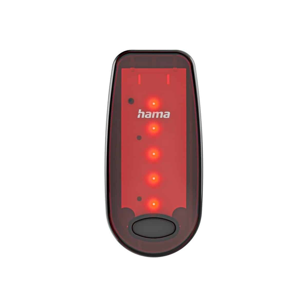 Latarki bezpieczeństwa z logo – lampka rowerowa, ostrzegawcza hama VH052-03_AAB02 Lampka rowerowa, ostrzegawcza Hama VH052-03_AAB02