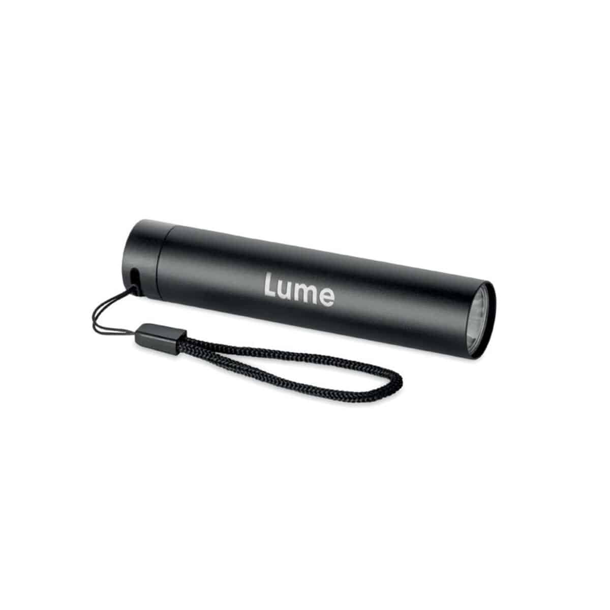 Latarki z logo – latarka aluminiowa lume mo2786-03-print Latarka aluminiowa LUME mo2786-03-print