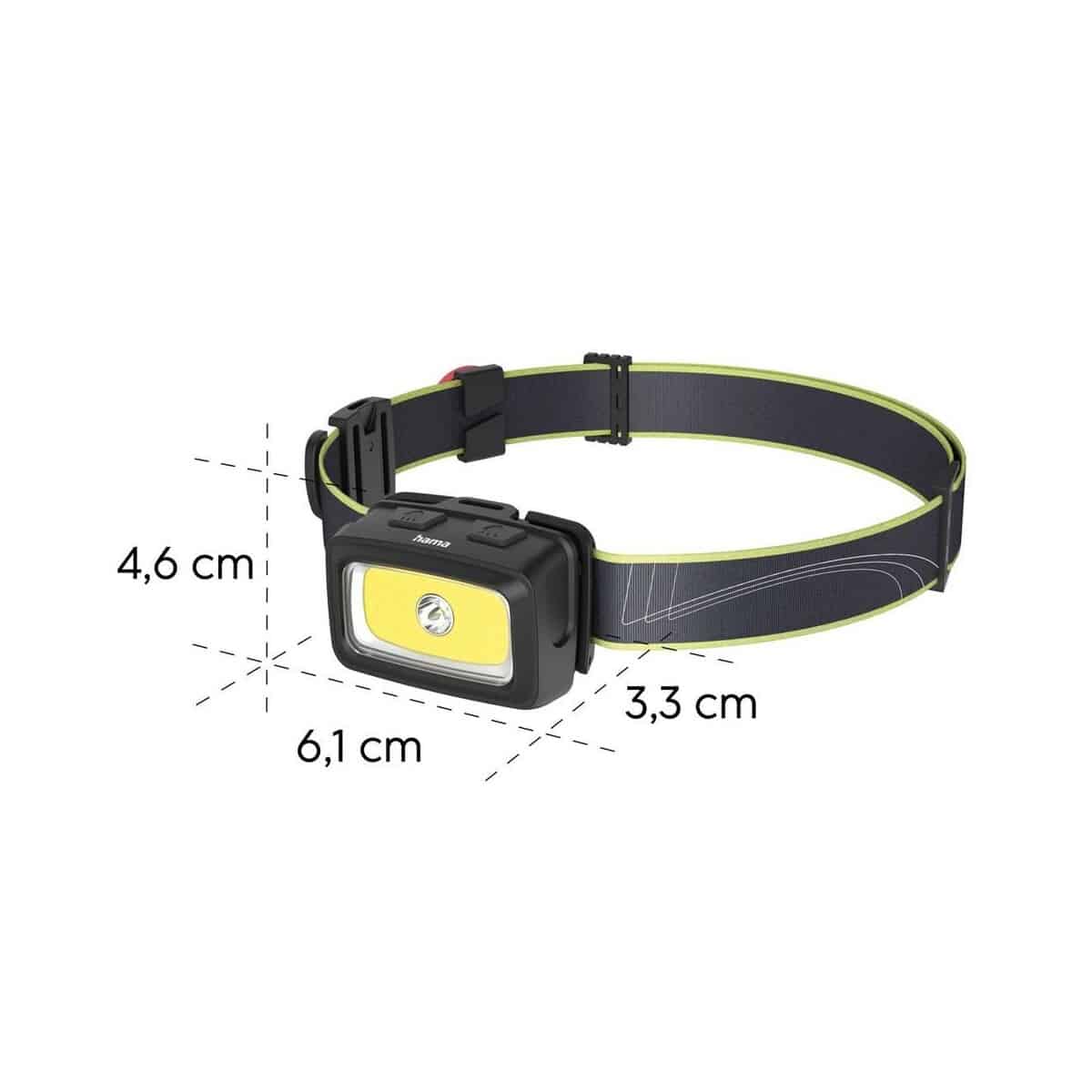 Latarki z logo – latarka na głowę hama hl350 VH001-03_AAA03 Latarka na głowę Hama HL350 VH001-03_AAA03