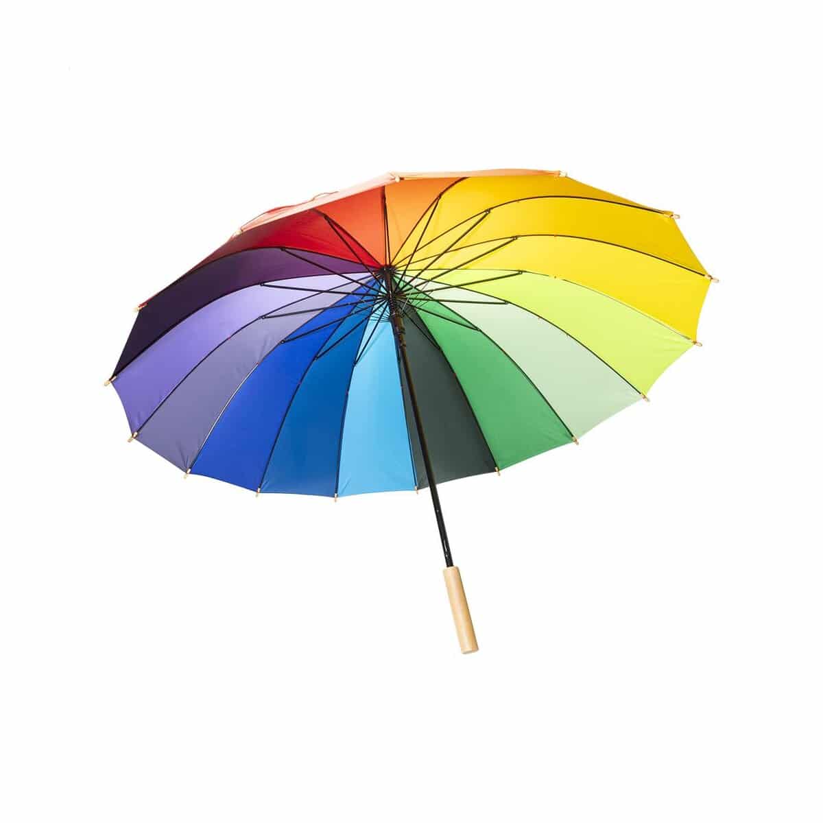 Parasole klasyczne z logo – rainjoy tęczowy parasol AP800281 Rainjoy tęczowy parasol AP800281