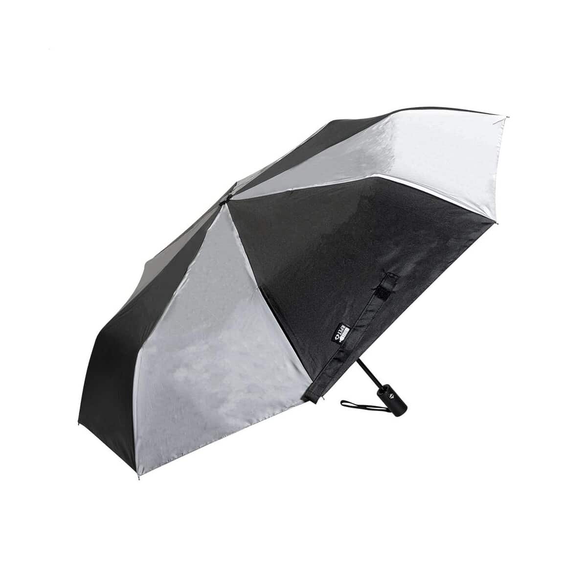 Parasole sztormowe z logo – radians fold odblaskowy parasol rpet AP800279-10 Radians Fold odblaskowy parasol RPET AP800279-10