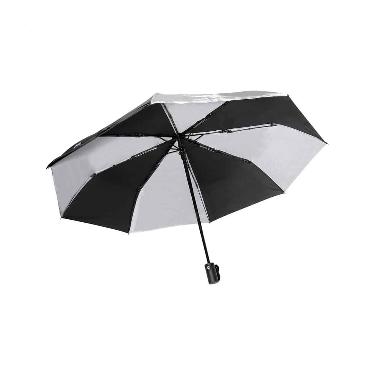 Parasole sztormowe z logo – radians fold odblaskowy parasol rpet AP800279-10__B Radians Fold odblaskowy parasol RPET AP800279-10__B