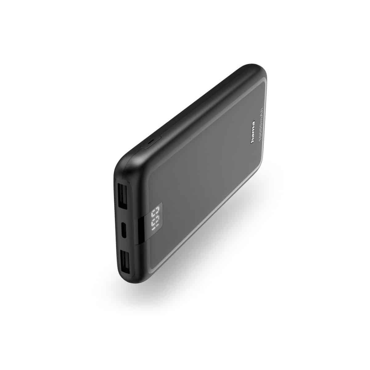 Powerbanki z logo – power bank 10000 mah hama power pack performance VH025-03_AAA01 Power bank 10000 mAh Hama Power Pack Performance VH025-03_AAA01