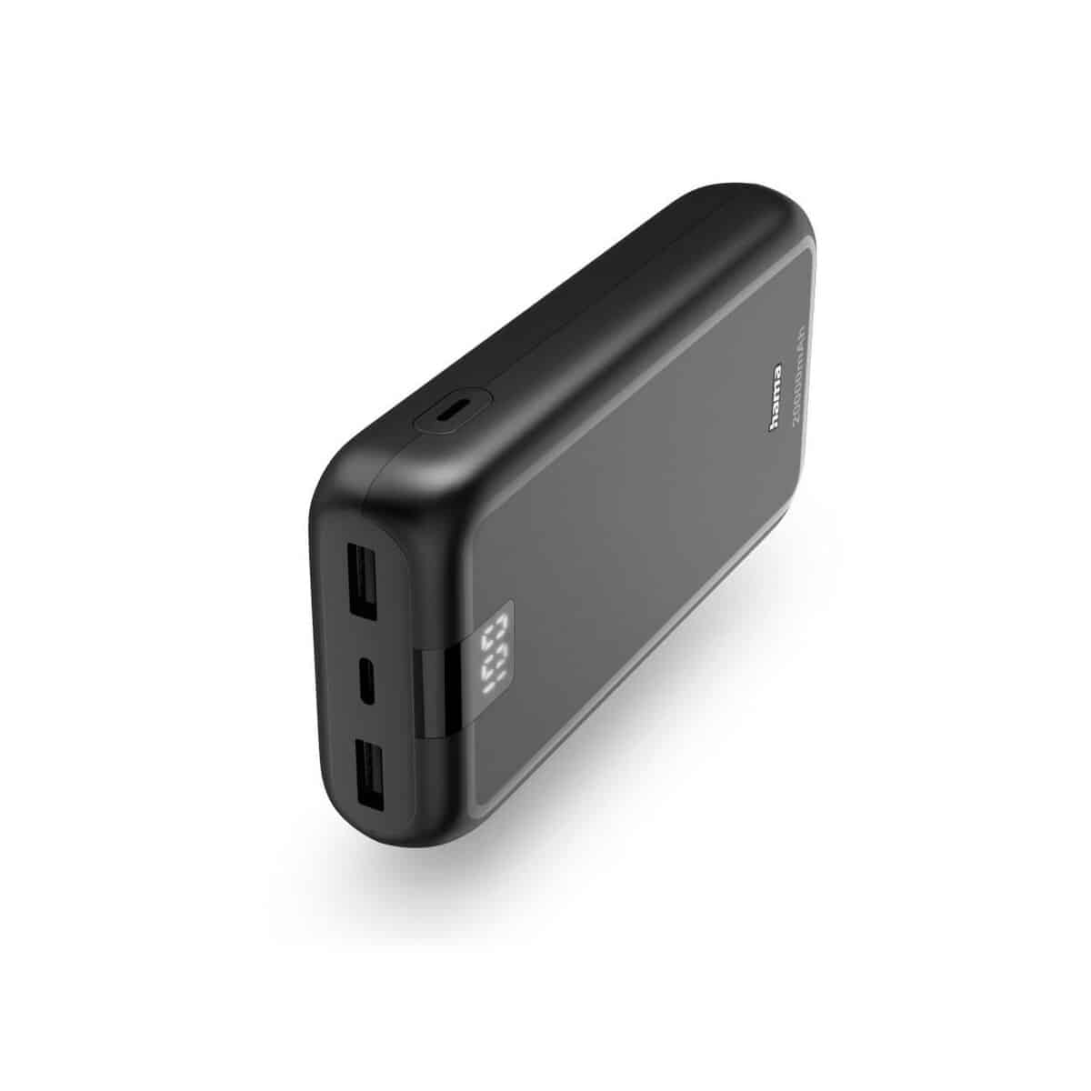 Powerbanki z logo – power bank 20000 mah hama power pack performance VH026-03_AAA01 Power bank 20000 mAh Hama Power Pack Performance VH026-03_AAA01