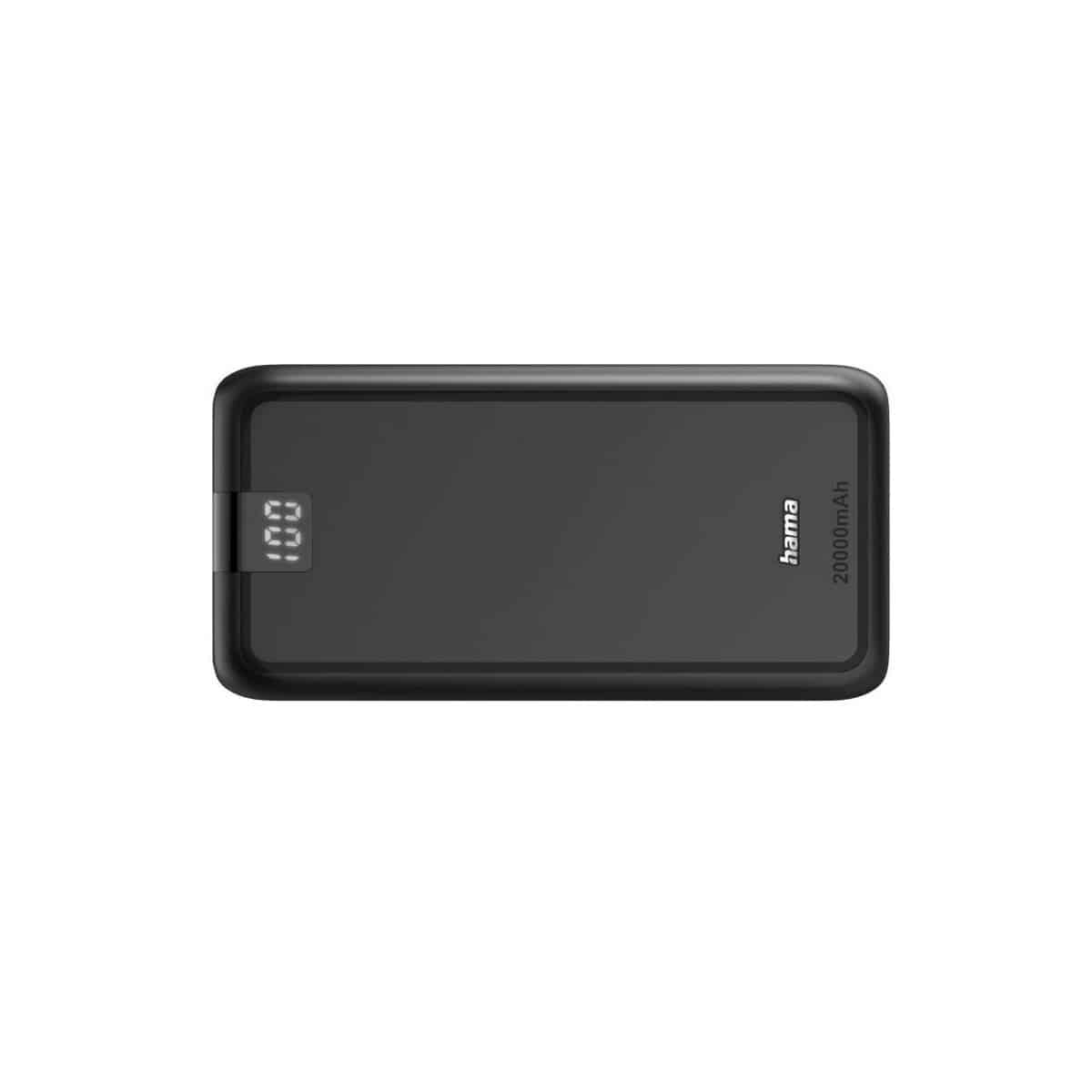 Powerbanki z logo – power bank 20000 mah hama power pack performance VH026-03_AAB01 Power bank 20000 mAh Hama Power Pack Performance VH026-03_AAB01