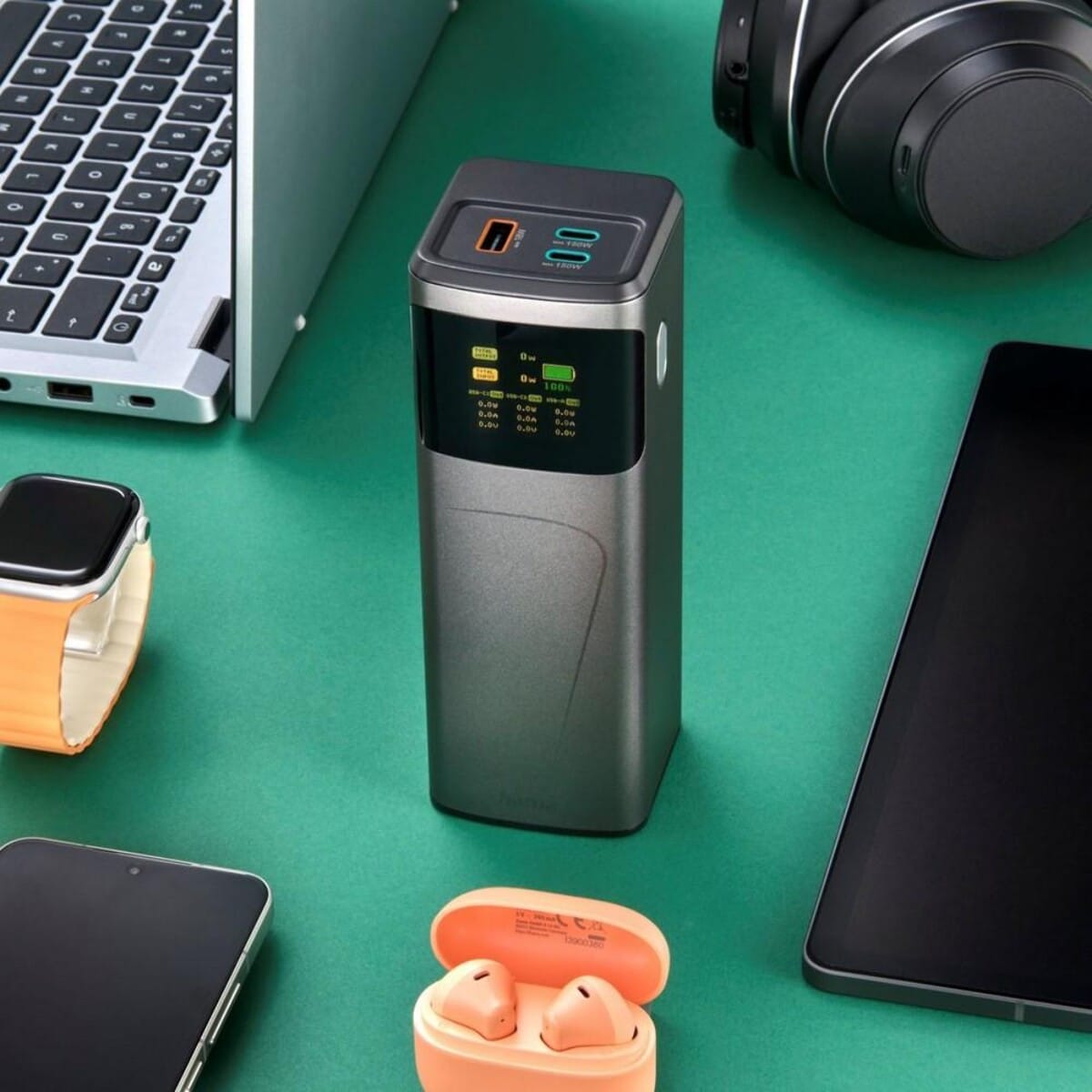 Powerbanki z logo – power bank 24000 mah hama high power 150w VH029-15_ATM07 Power bank 24000 mAh Hama High Power 150W VH029-15_ATM07