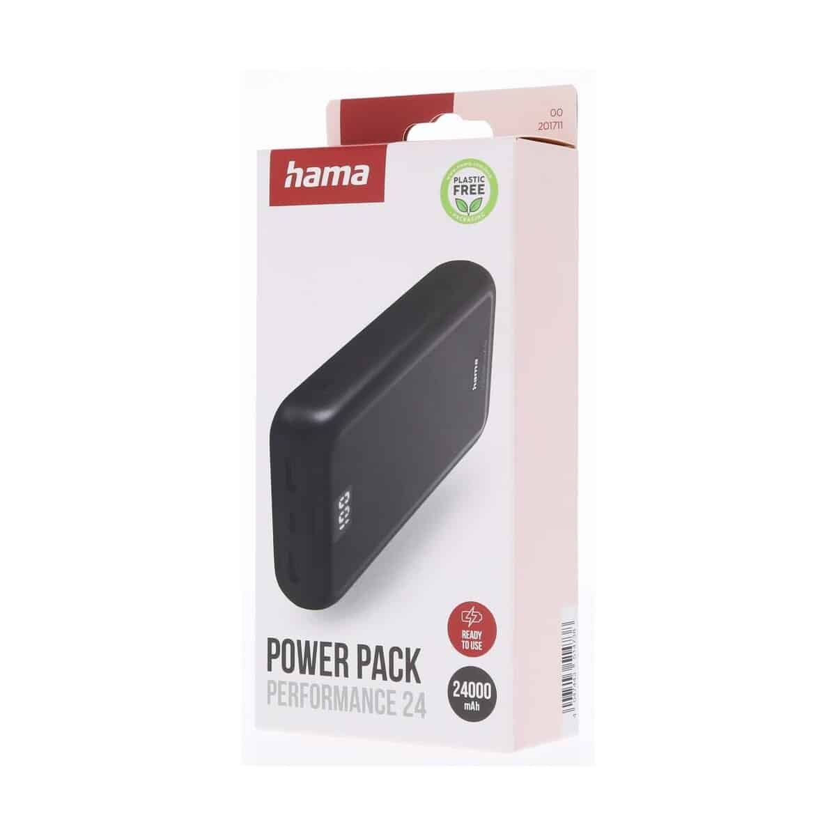 Powerbanki z logo – power bank 24000 mah hama power pack performance VH027-03_POV01 Power bank 24000 mAh Hama Power Pack Performance VH027-03_POV01