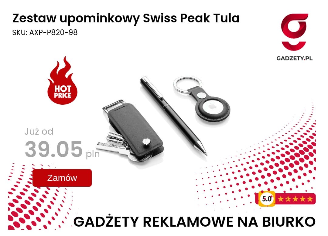 Zestaw upominkowy Swiss Peak Tula Luksusowy zestaw upominkowy Swiss Peak Tula