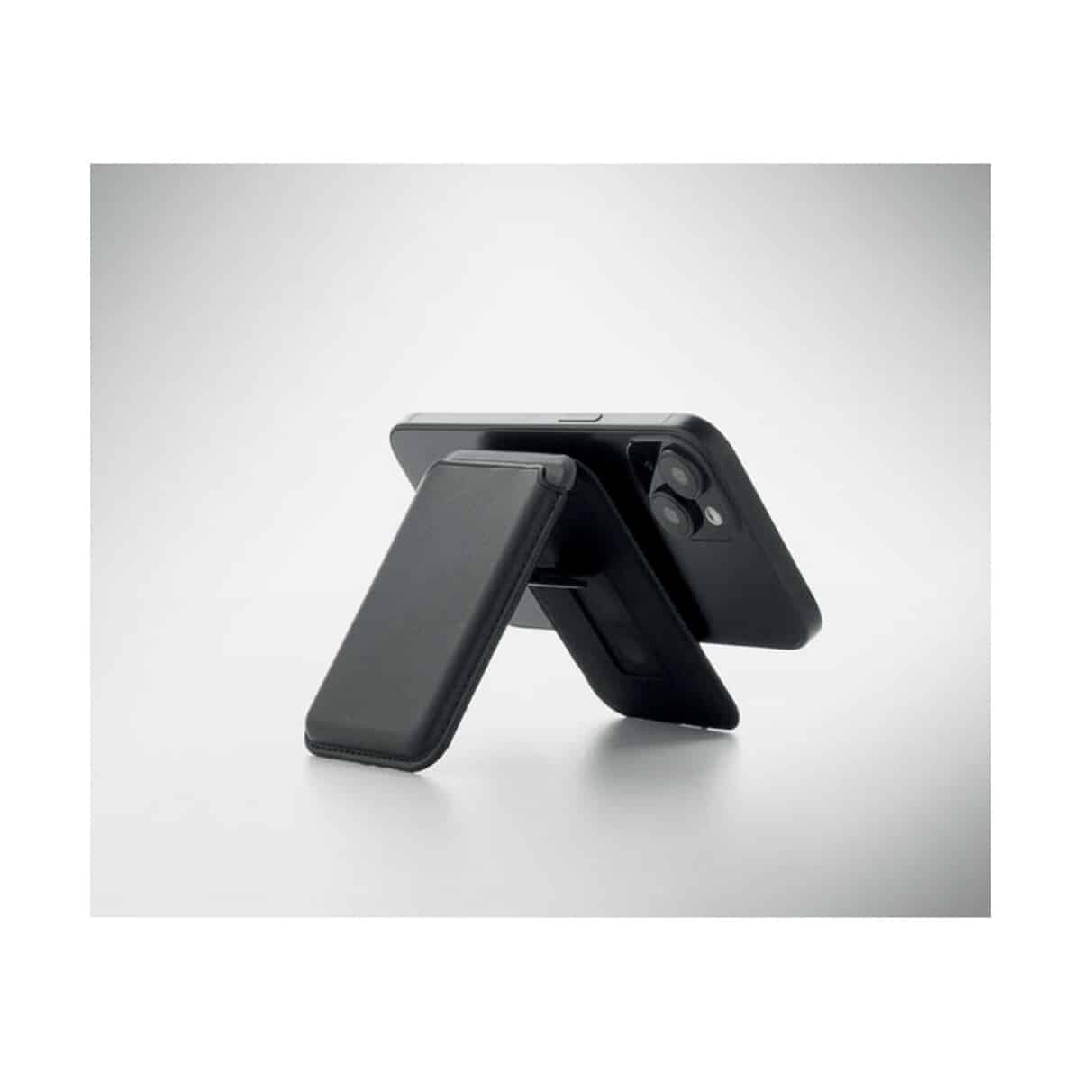 Akcesoria do smartfonów z logo – magnetyczne etui na kartę karta stand mo2983-03-ambiant Magnetyczne etui na kartę KARTA STAND mo2983-03-ambiant