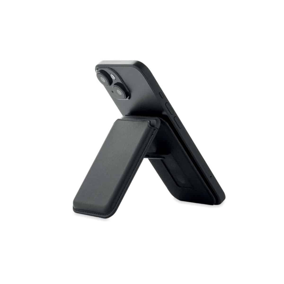 Akcesoria do smartfonów z logo – magnetyczne etui na kartę karta stand mo2983-03-open Magnetyczne etui na kartę KARTA STAND mo2983-03-open