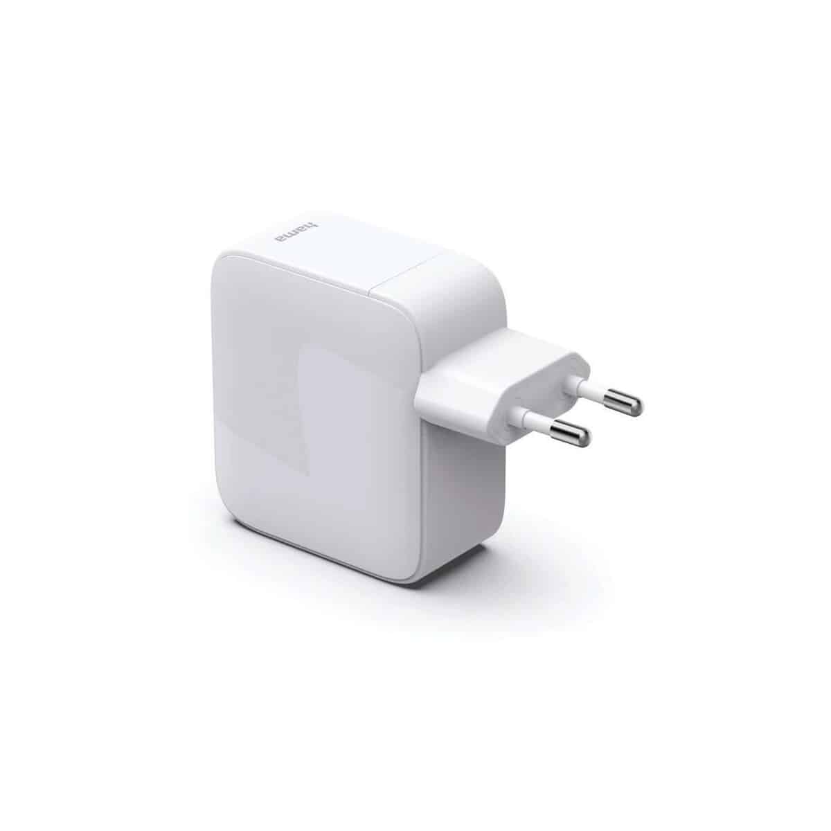 Ładowarki z logo – ładowarka ścienna 65w ze zwijanym kablem hama VH075-02_AAA03 Ładowarka ścienna 65W ze zwijanym kablem Hama VH075-02_AAA03