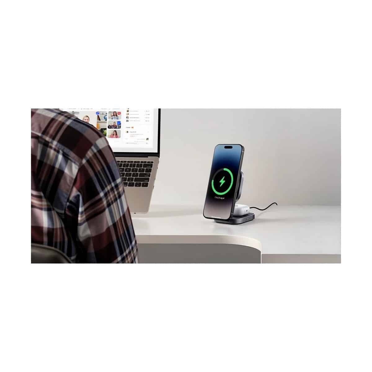 Ładowarki z logo – magnetyczna ładowarka bezprzewodowa 15w aukey VAM11-15_ATM02 Magnetyczna ładowarka bezprzewodowa 15W Aukey VAM11-15_ATM02